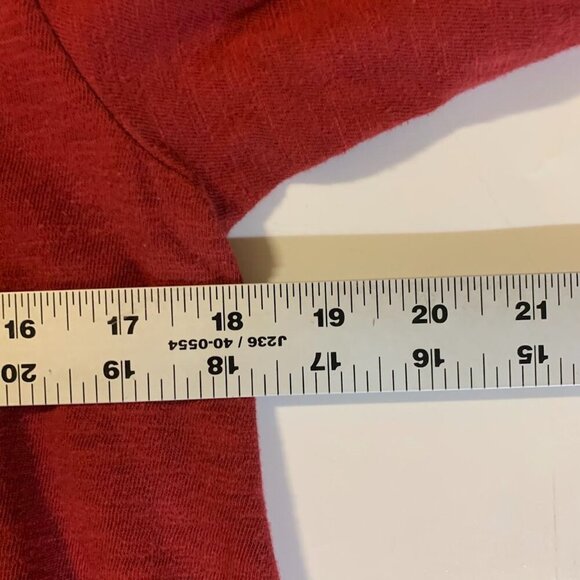 Habitat Women's Asymmetrical Button Cowl Neck Cotton‎ Long Sleeve Tunic Size M - Picture 11 of 12